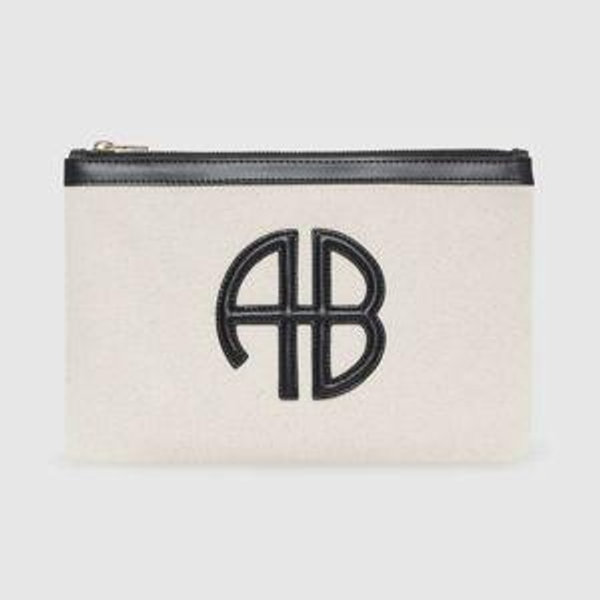 Anine Bing Initial Pouch