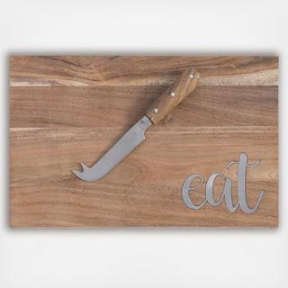 Tiburon "Eat" Board with Knife