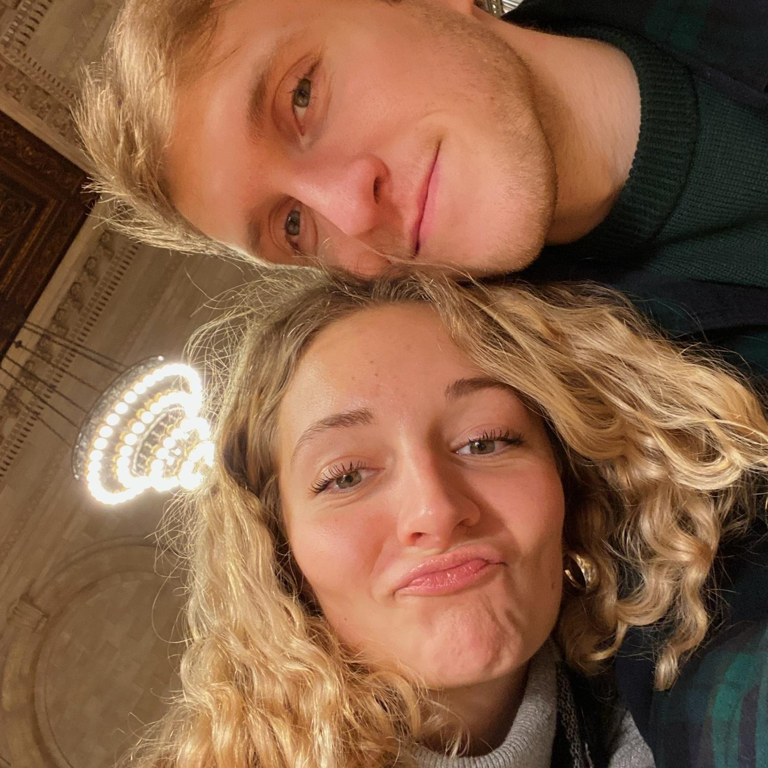 Visiting NYC public library to celebrate half a year of dating!