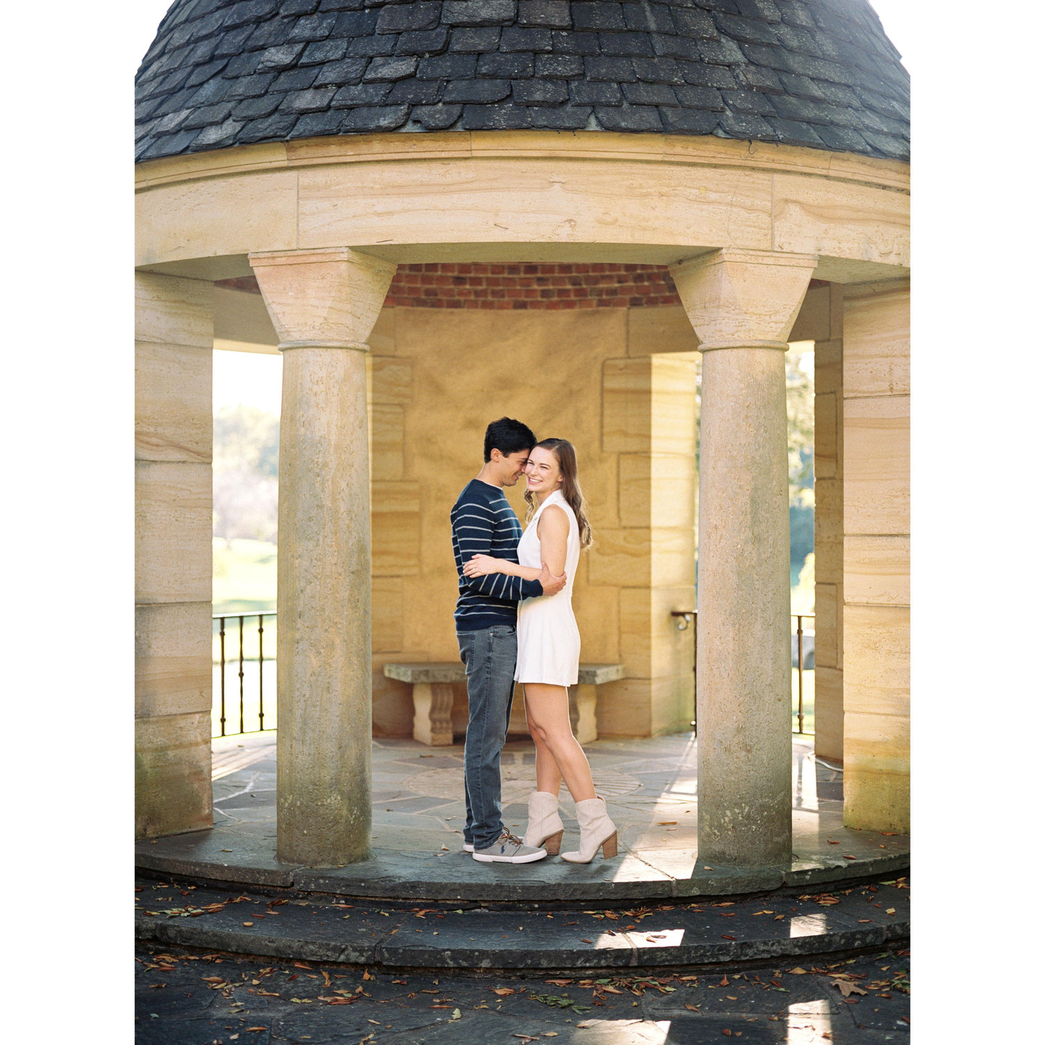 Our engagement photos at Graylyn by the fabulous David Howell