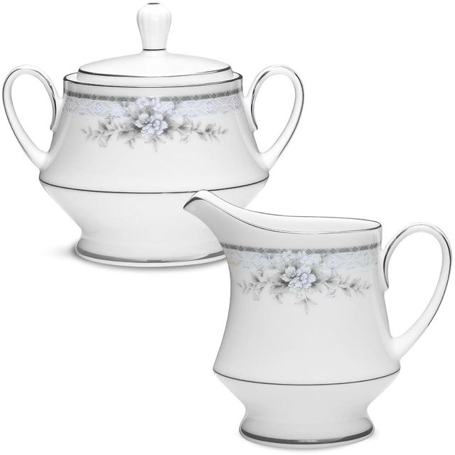 Noritake Sweet Leilani Sugar and Creamer Set