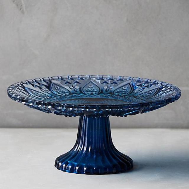 Color-Cut Cake Stand, BLUE