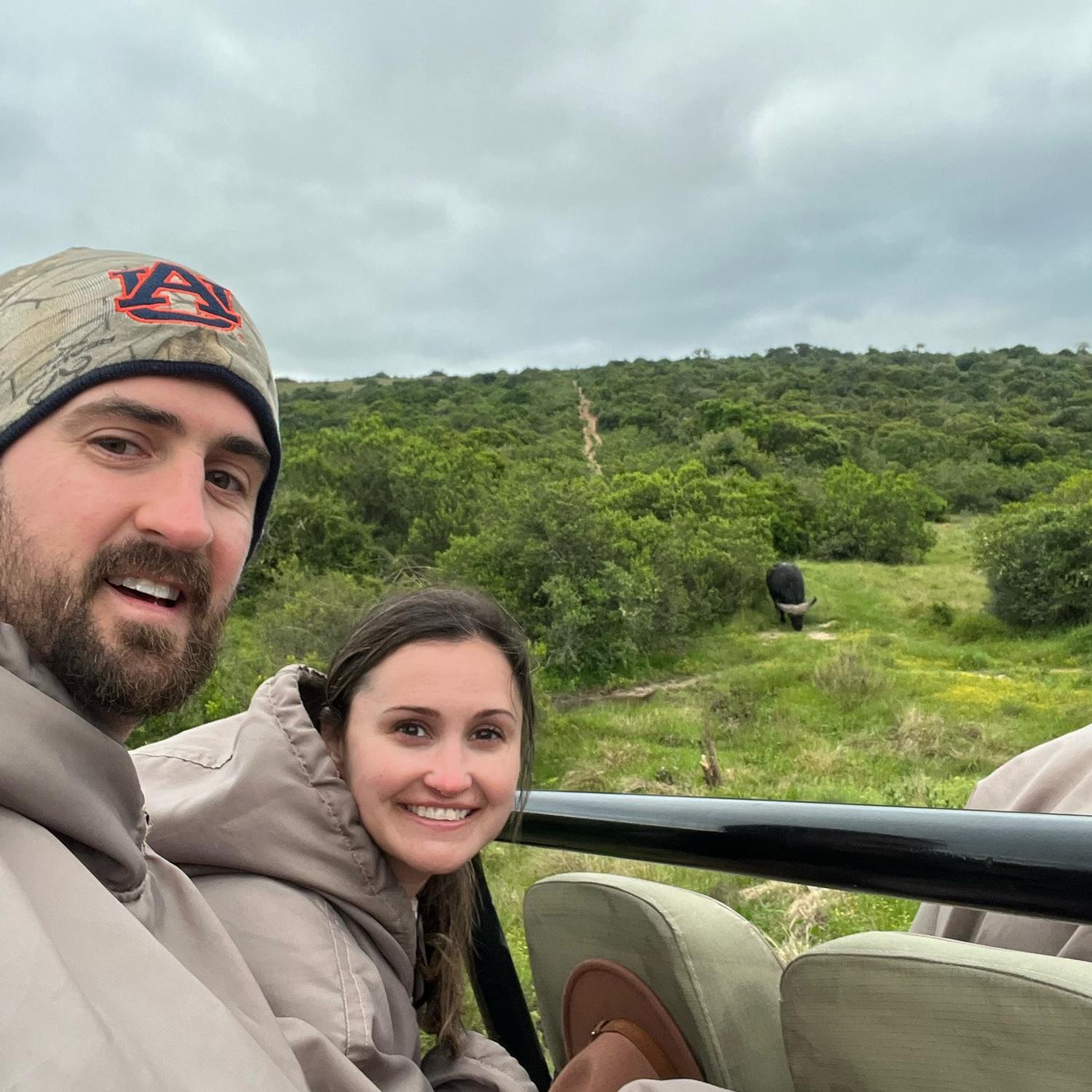 Morning safari ride in South Africa.