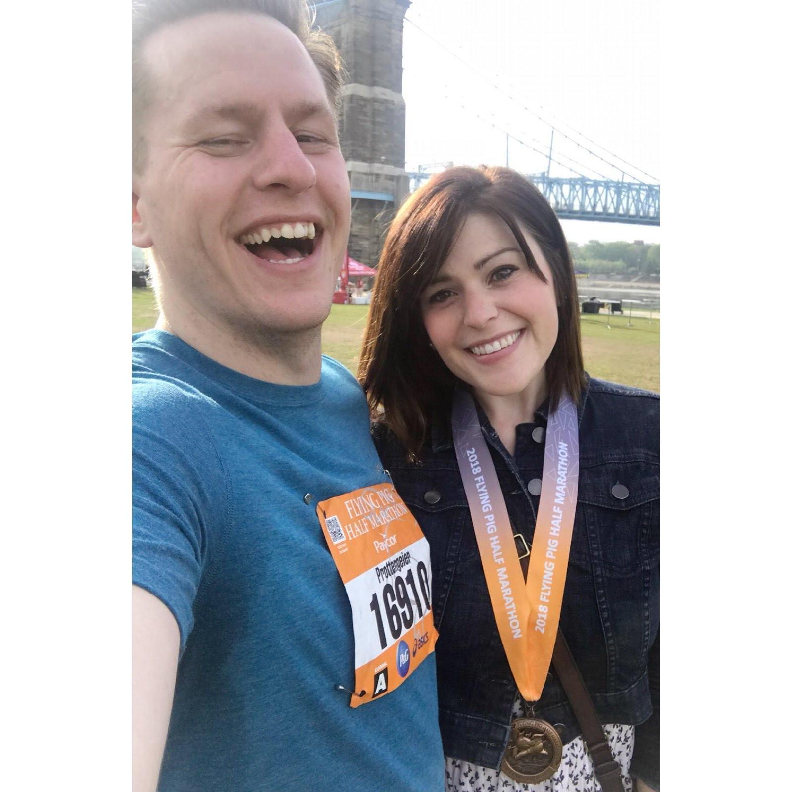 Max ran another marathon!