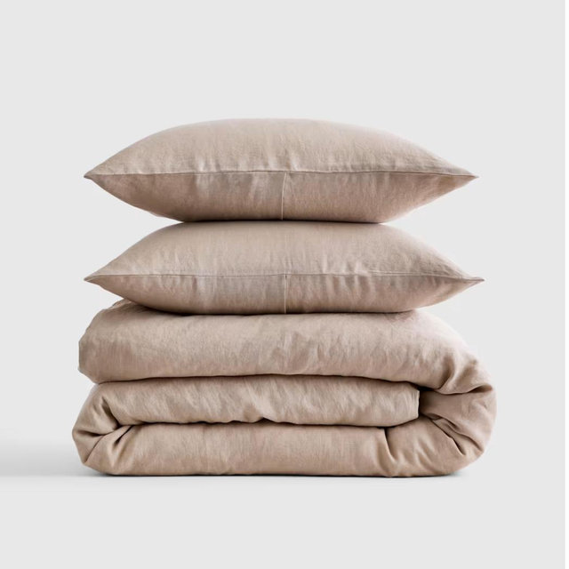 European Linen Duvet Cover Set - Full/Queen