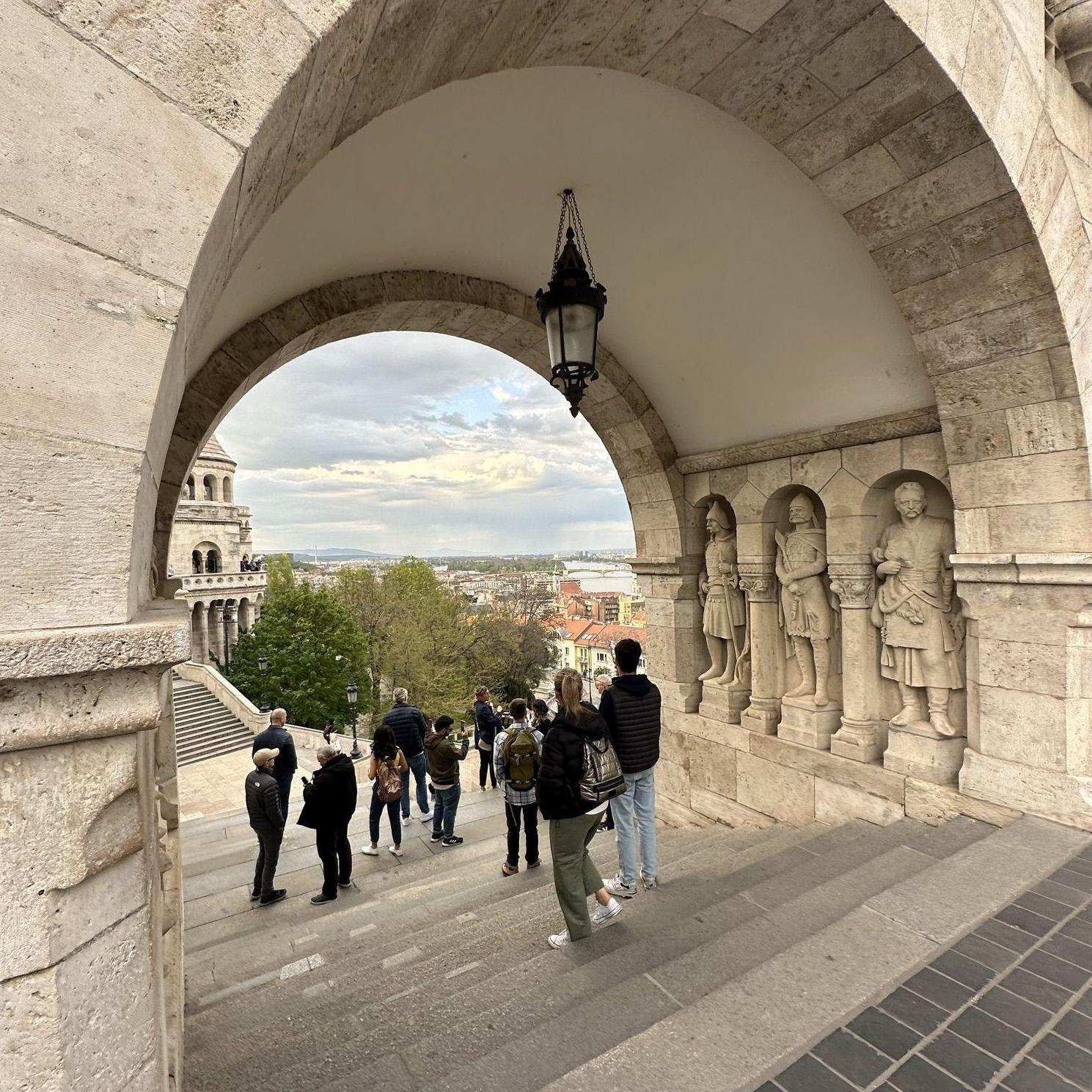 Fisherman's Bastion at sunset