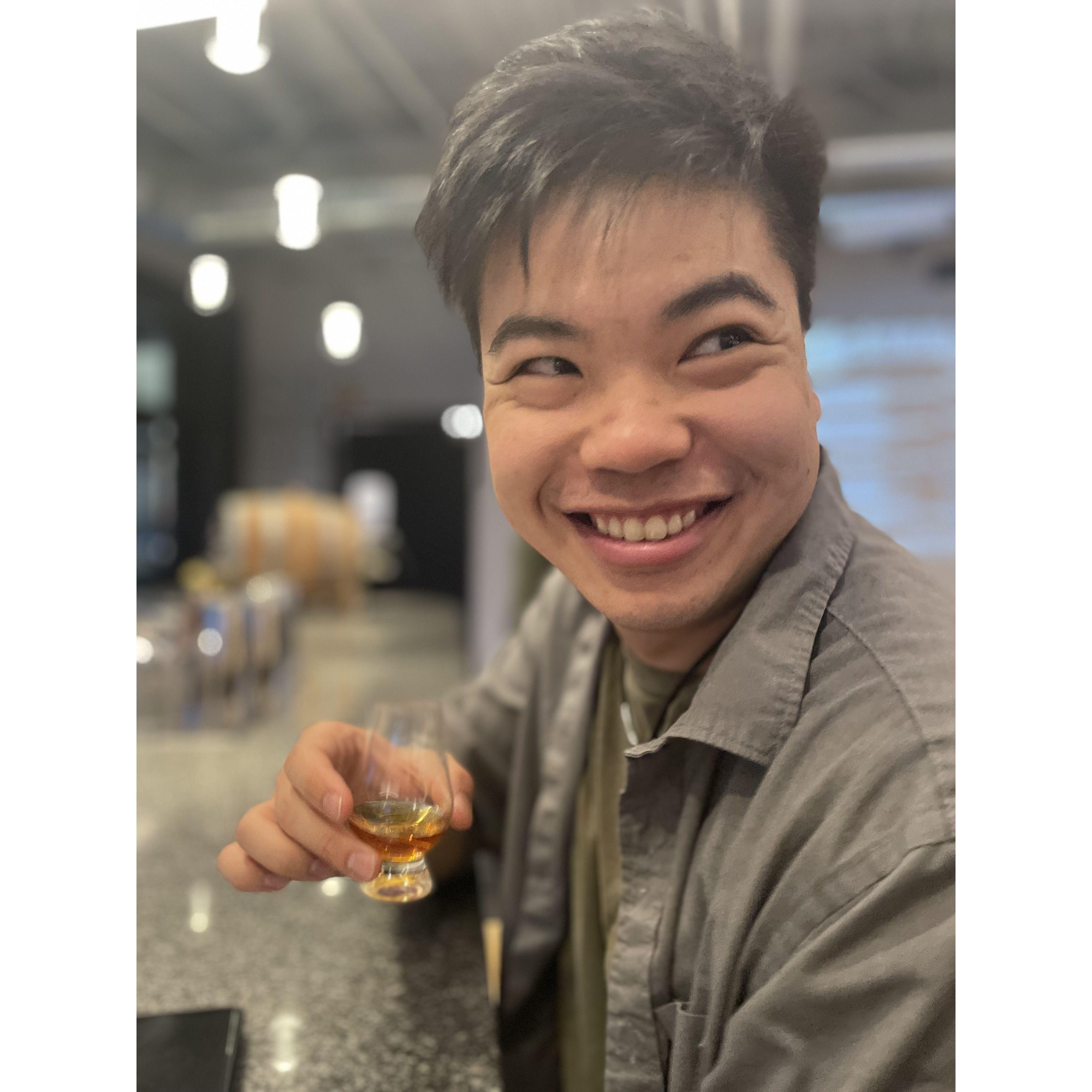 The only way to get Will to take a decent photo is to get him to laugh.