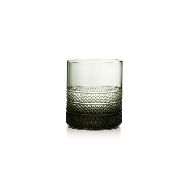 Diamond Point Double Old Fashioned Glass