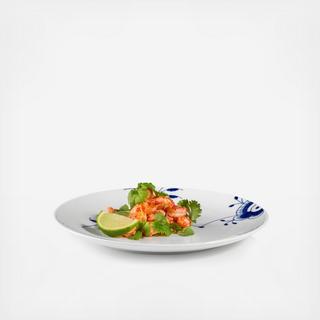 Blue Fluted Mega Coupe Plate