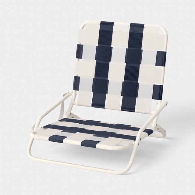 Webstrap Sand Chair Navy Blue - Room Essentials™