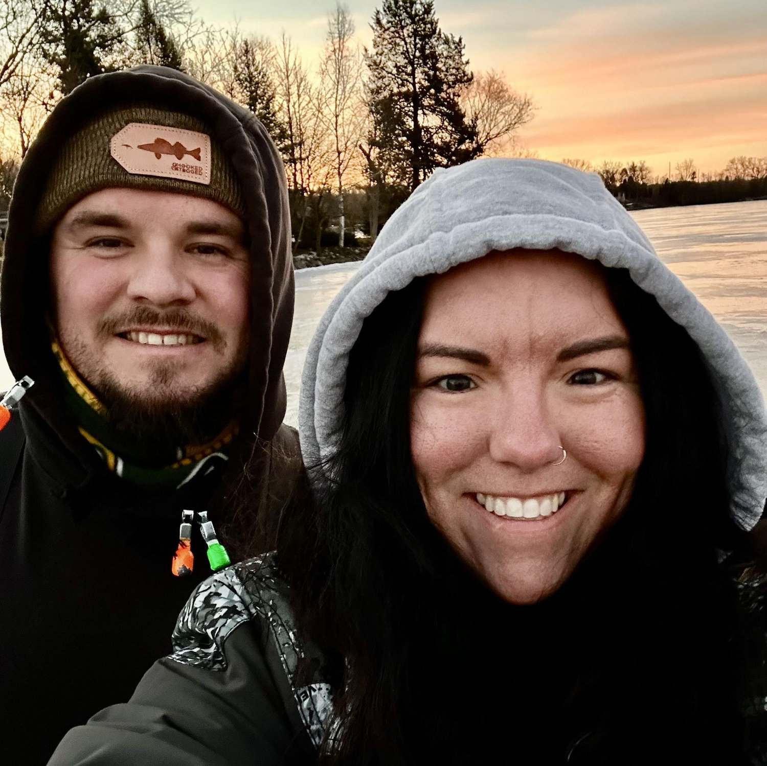 Ice Fishing Pine Lake