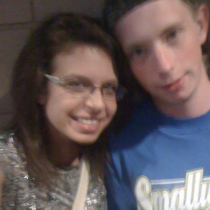 Our 2nd date. We went to the movies and I snapped this pic prior to going in.