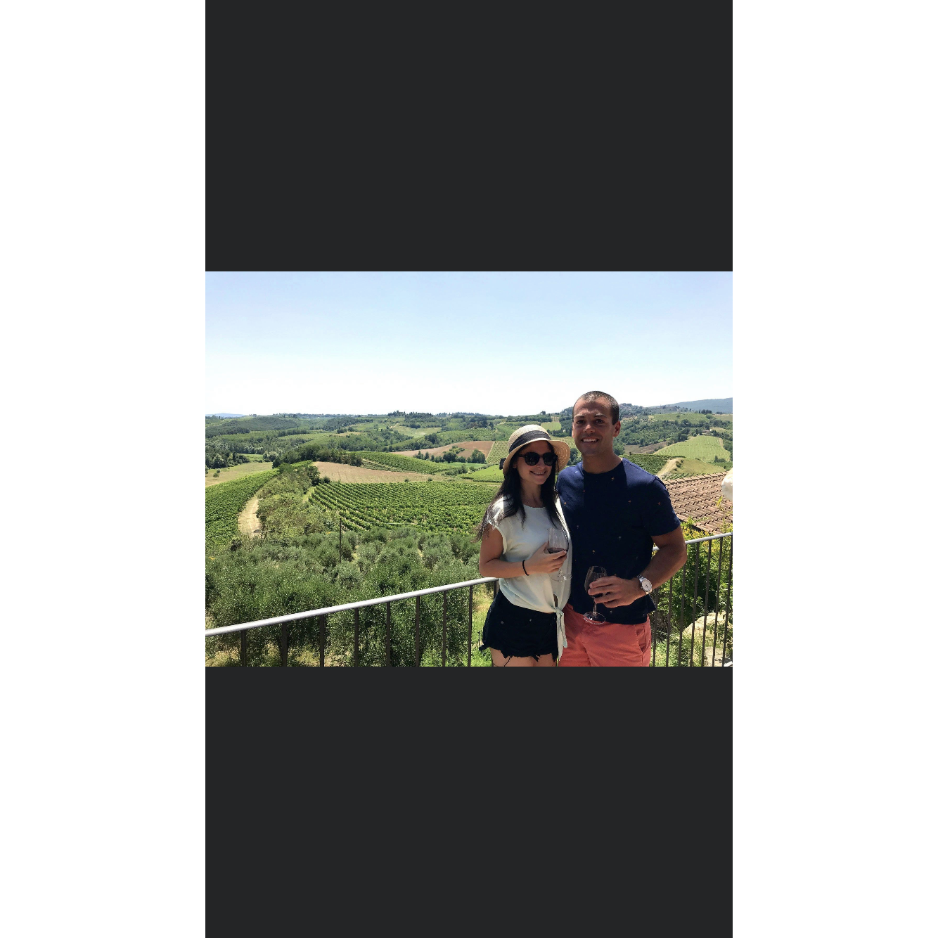 In the middle of Tuscany