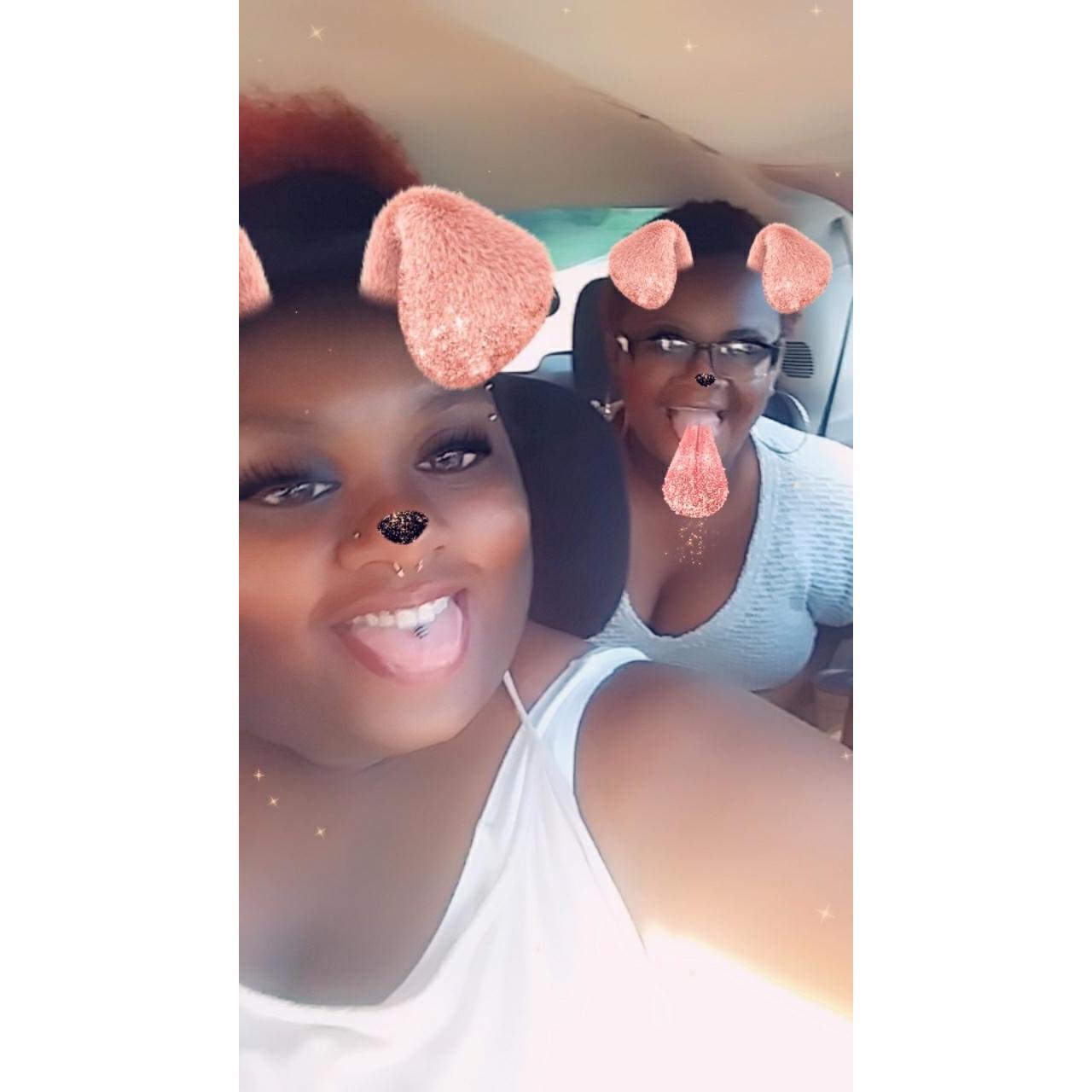 US!! One of many car rides together