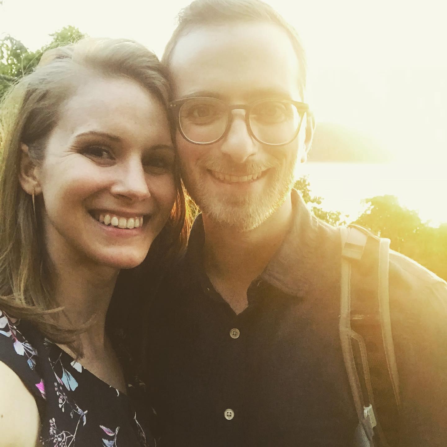 After our engagement shoot.