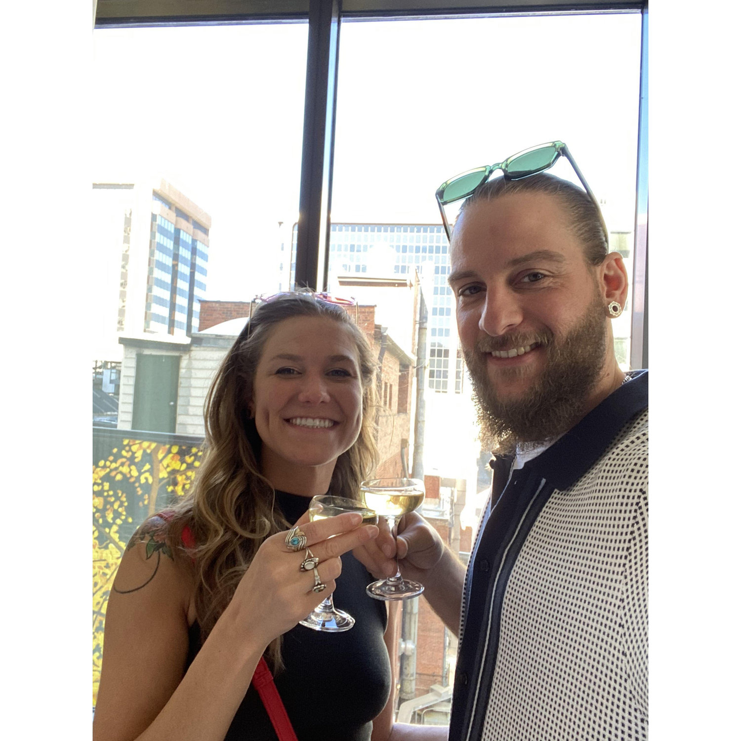Our 1 Year Anniversary @ the Thompson! Who knew that 2 years later that we would get engaged here!