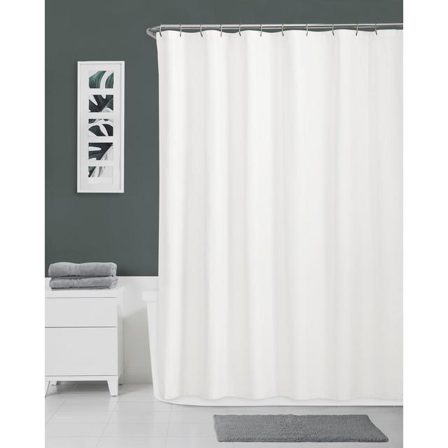 Haven™ 70-Inch x 84-Inch Recycled Cotton Waterproof Shower Curtain Liner in White