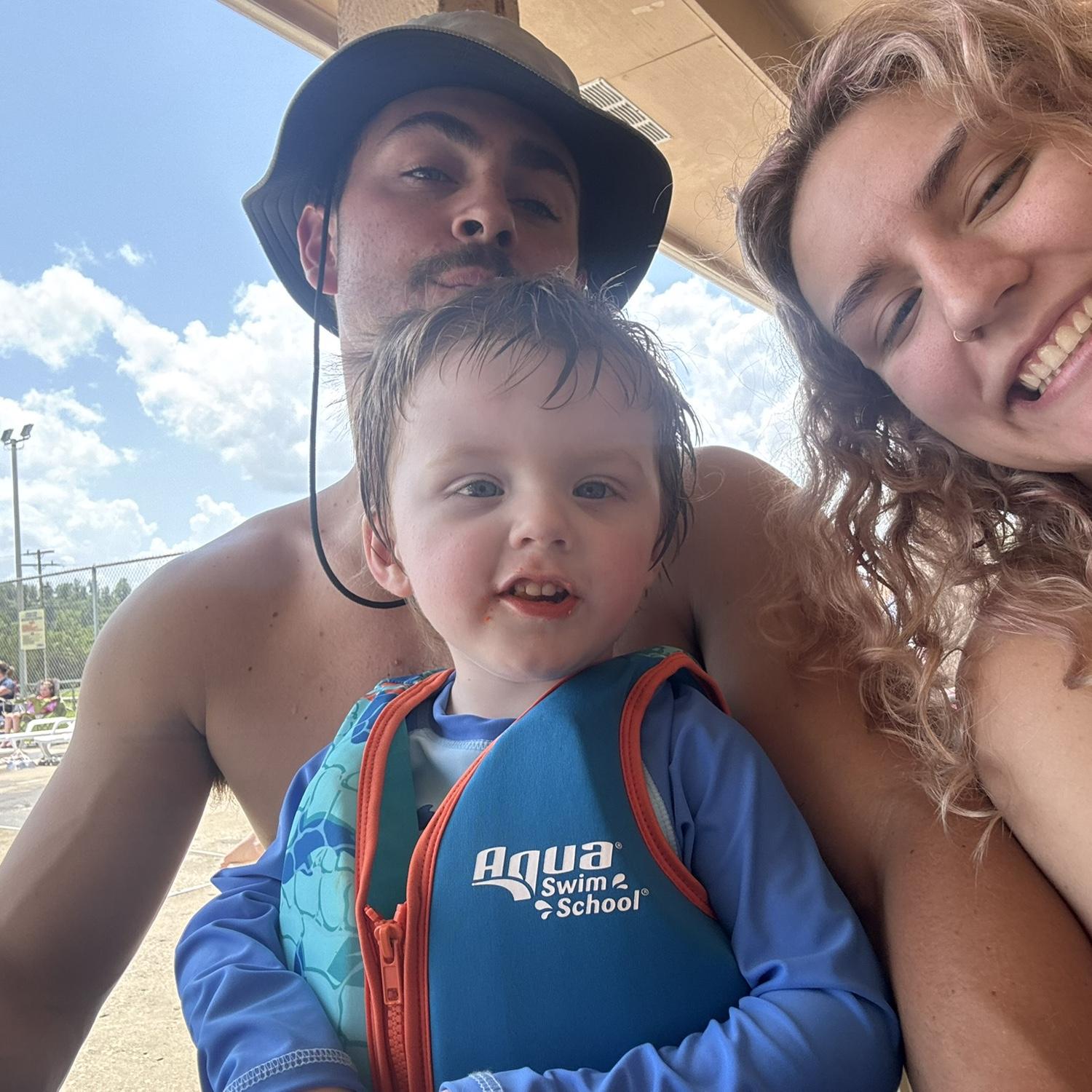 Pool days with Nug