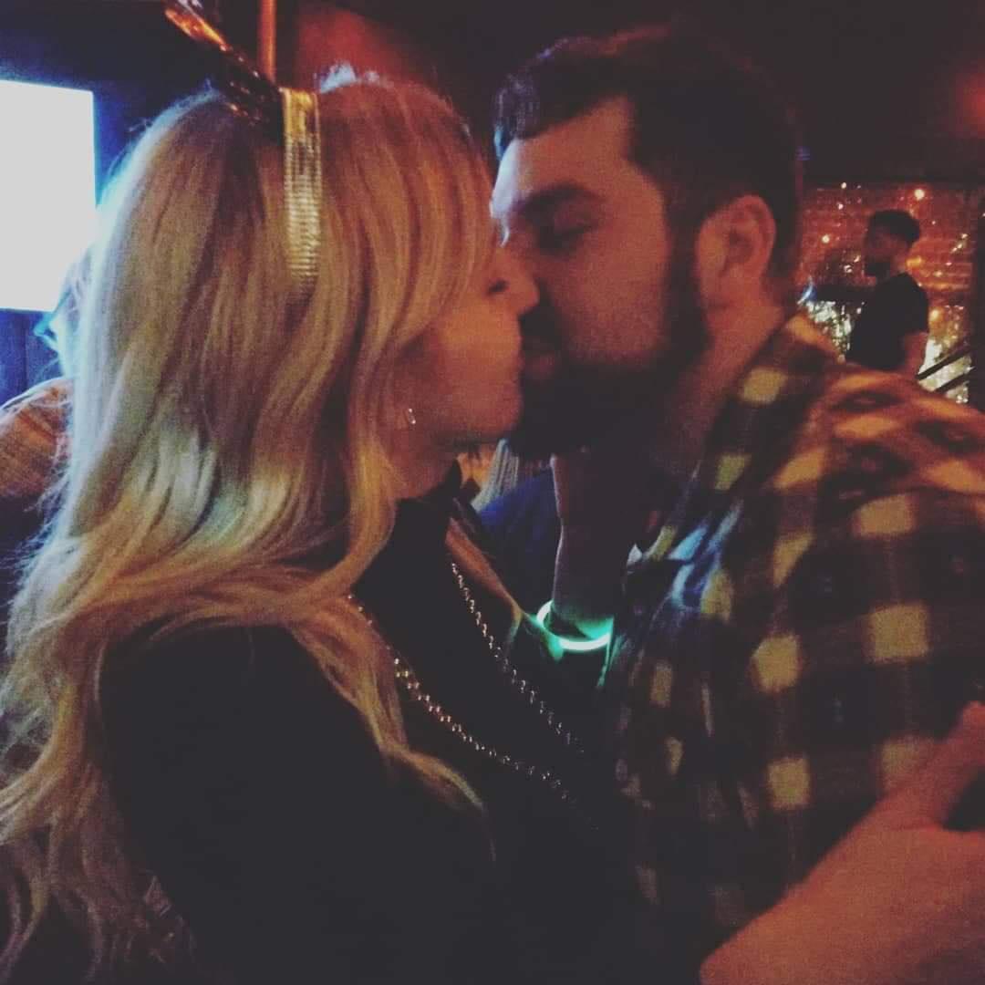 Ringing in 2019--our first New Years Eve together. This is our favorite holiday because this is the night we realized we were completely in love with each other.
