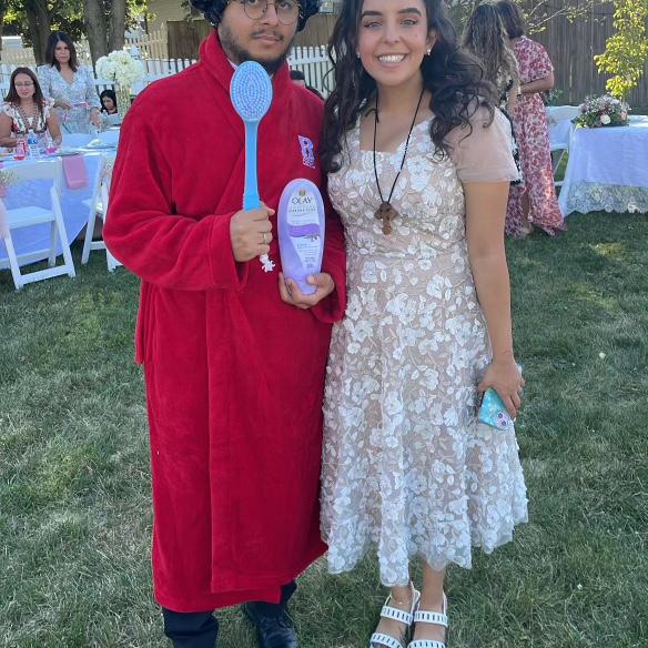 Maria's bridal shower, get it shower?