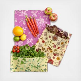 Gardener's Bundle Food Storage Wrap Sheets, Set of 4