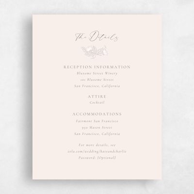 Linen, Beige Wedding Enclosure - Bennett
