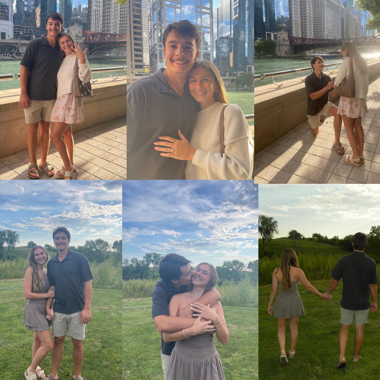 The day Tyler proposed + our DIY engagement photos:)