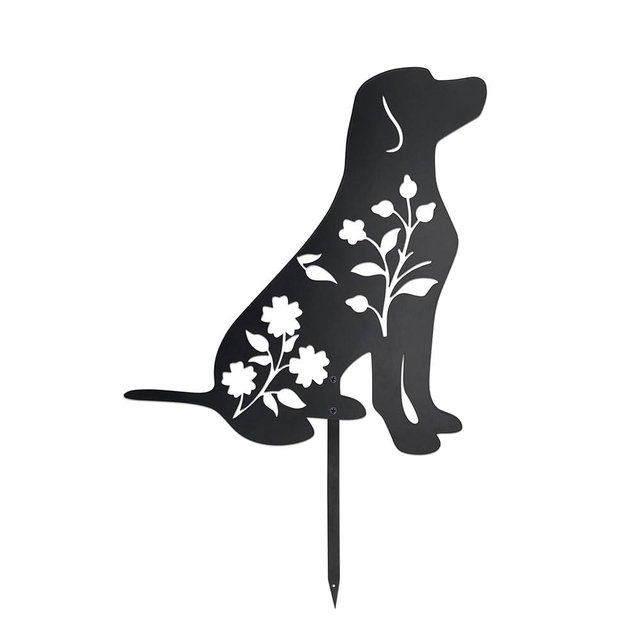 Urbraneco Labrador Retriever Garden Stake - Durable Outdoor Dog Statue for Lawn Décor