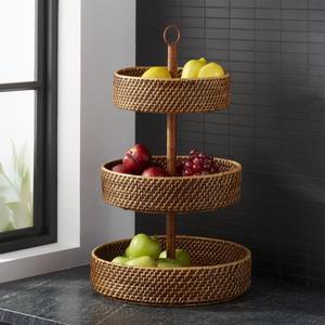 Artesia Honey 3-Tier Fruit Basket