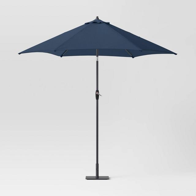 9' Round Patio Umbrella Navy - Room Essentials™