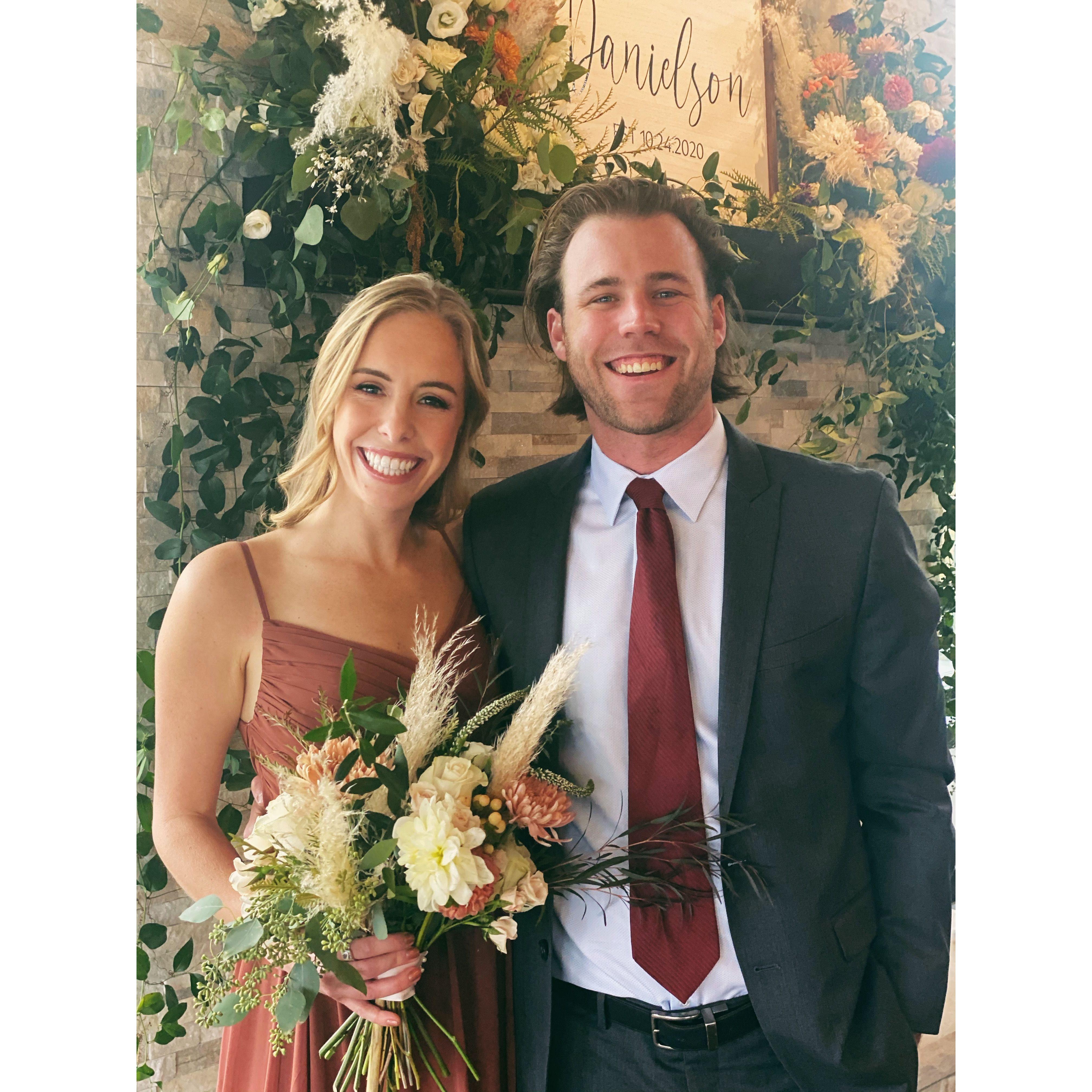 Our first wedding date together celebrating Lexi and Ben in Red Wing, MN
[October 2020]
