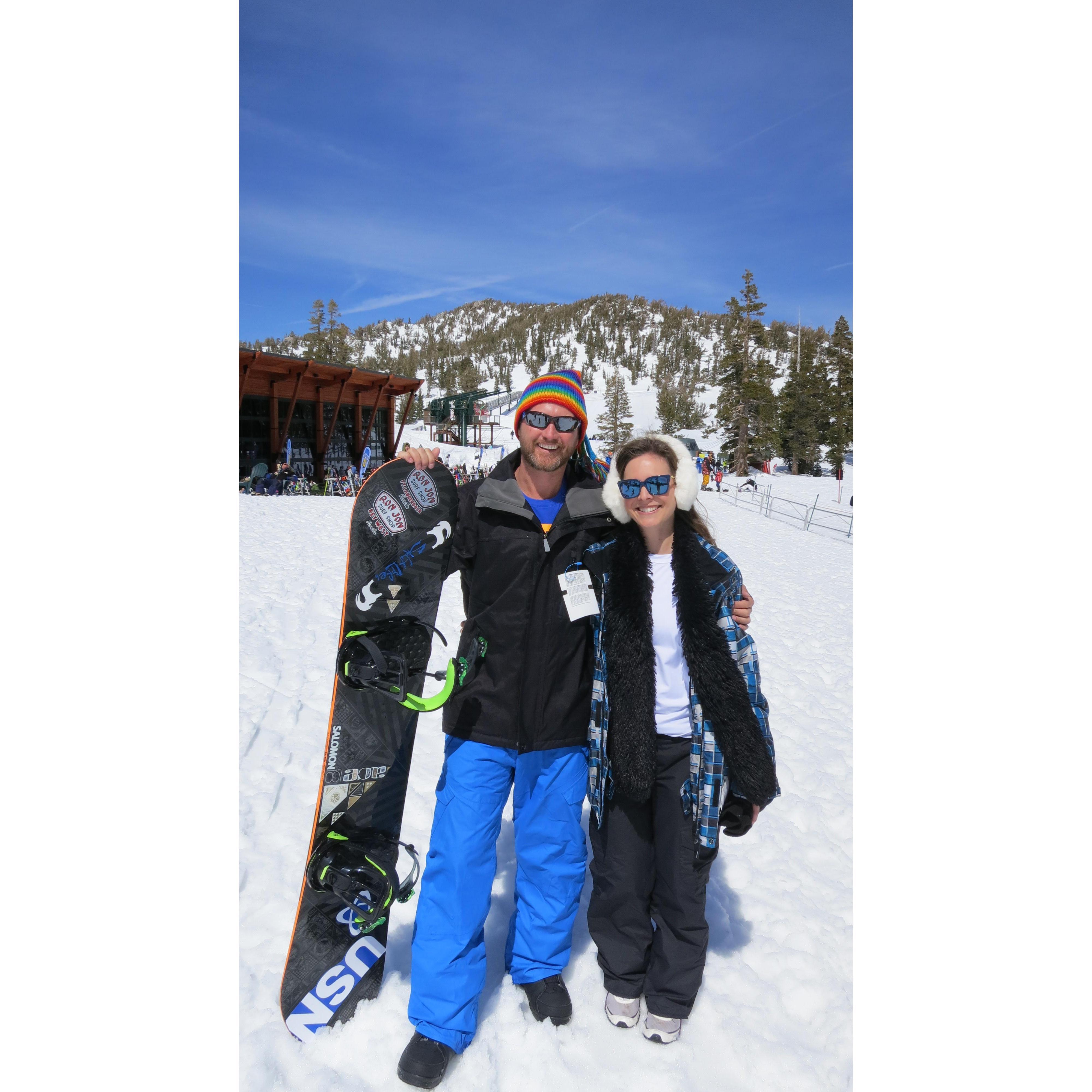 Our first holiday together- Lake Tahoe!
