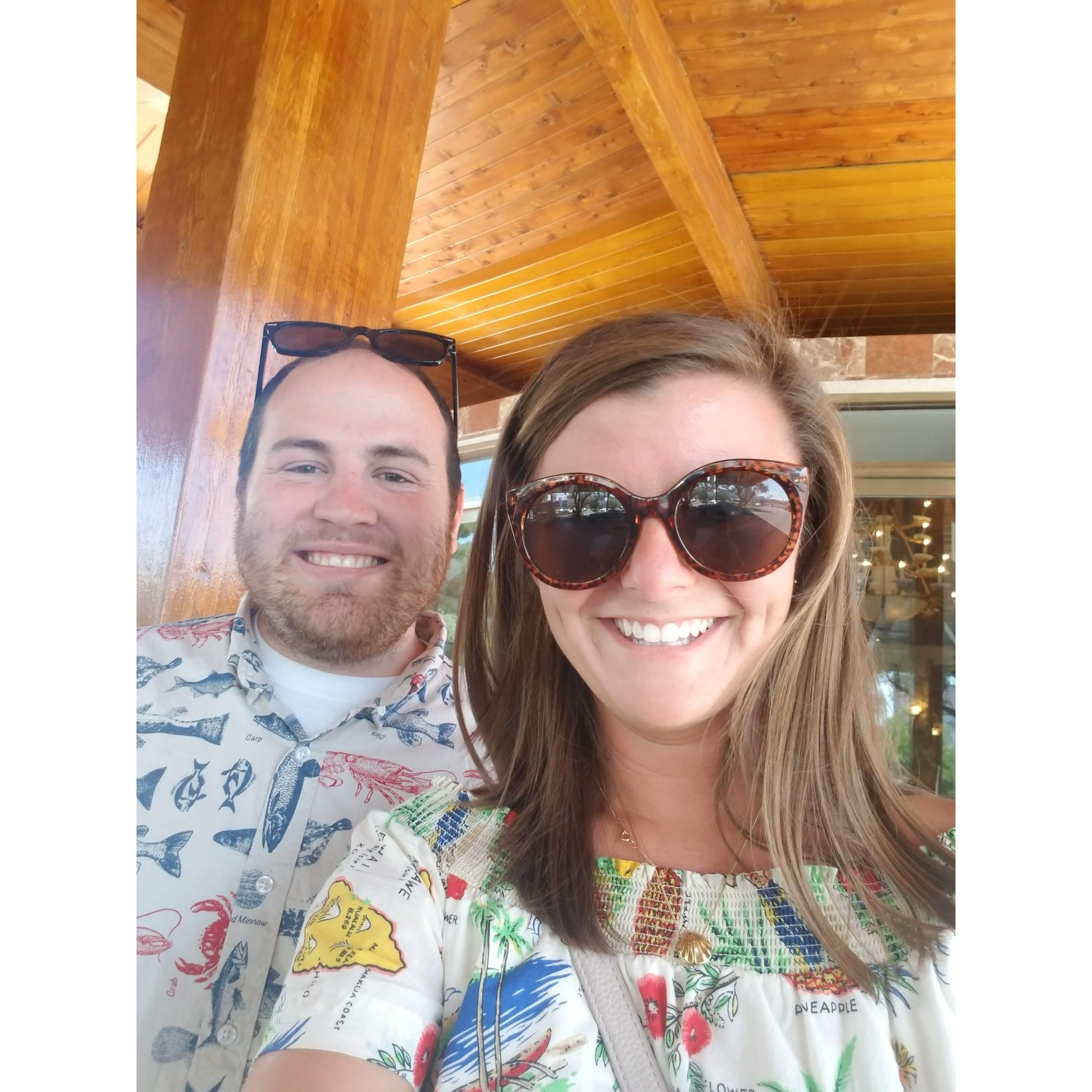 2019-The day we booked our wedding at the Las Vegas Country Club!