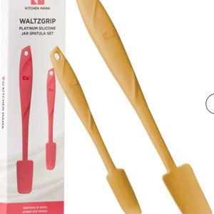 WaltzGrip Platinum Silicone Jar Spatula 2pcs Set