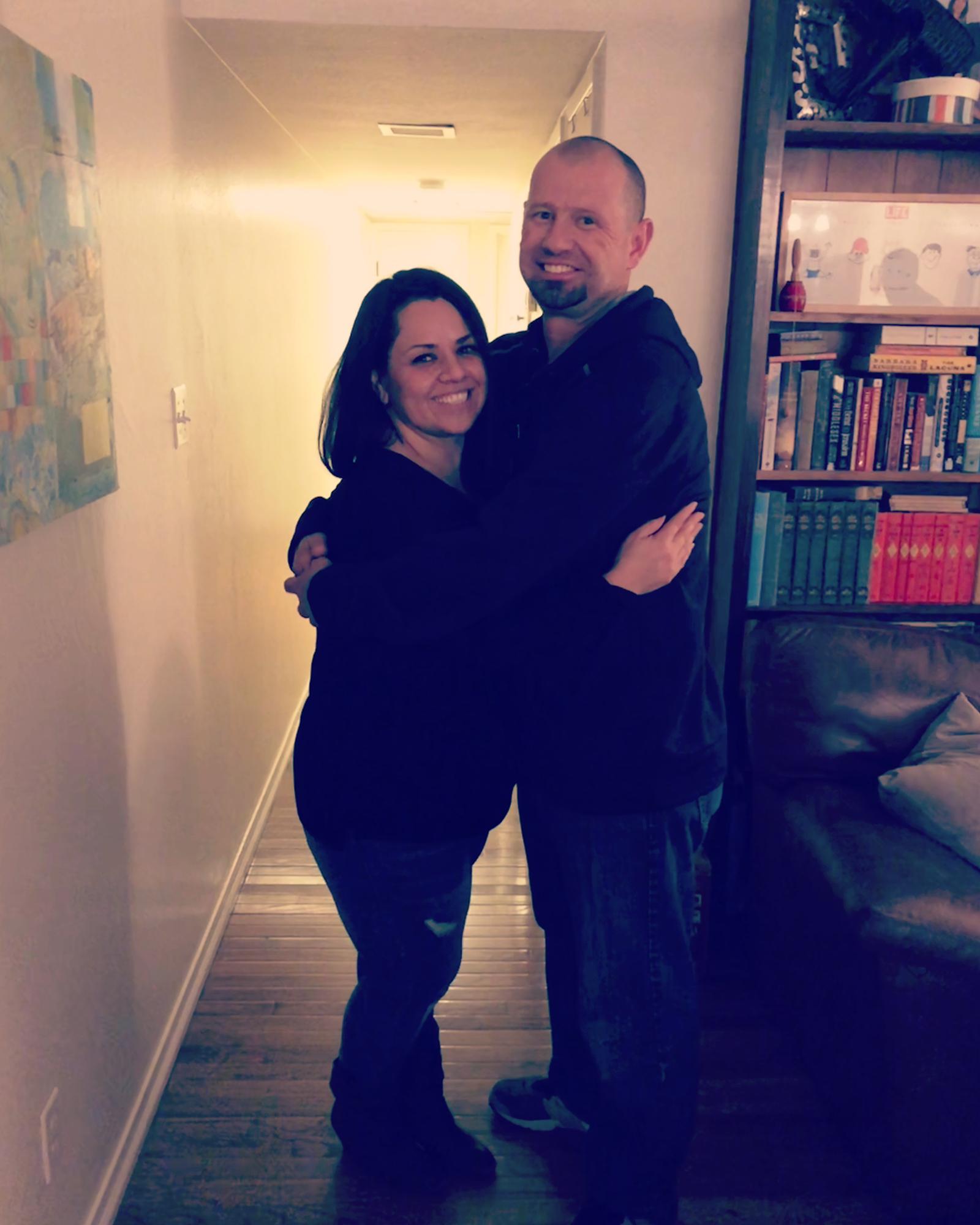One of our first pictures as a couple.