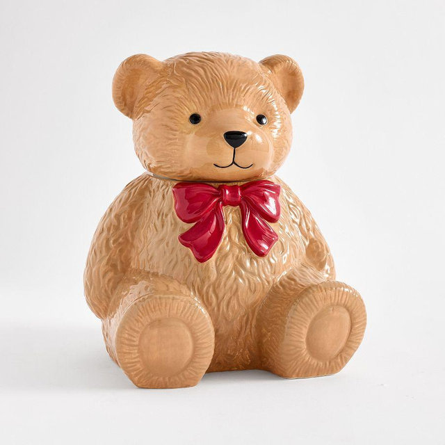 Teddy Bear Cookie Jar - Brown
