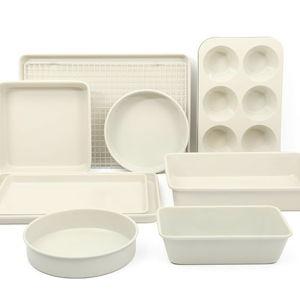(Martha Stewart) 10 Piece Baking Pans Ceramic
