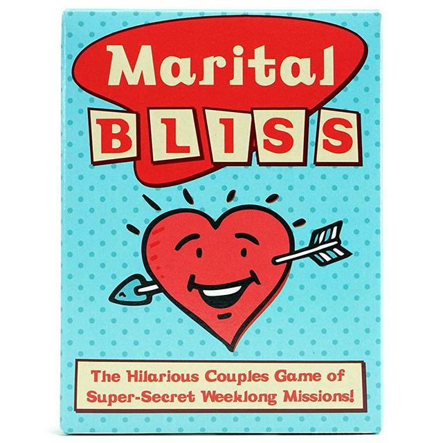 Marital Bliss - The Real-Life Secret Mission Couples Game. A Hilarious Couples Gift for Weddings, Anniversaries, and Date Night