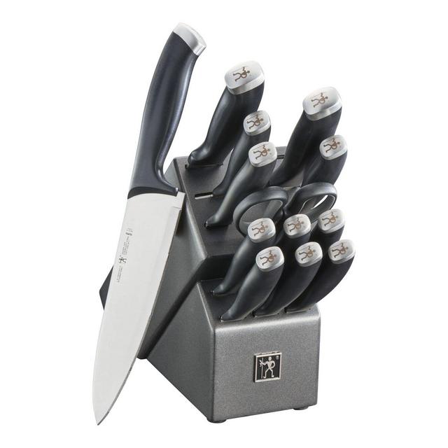 14-pc, Knife block set, black matte
