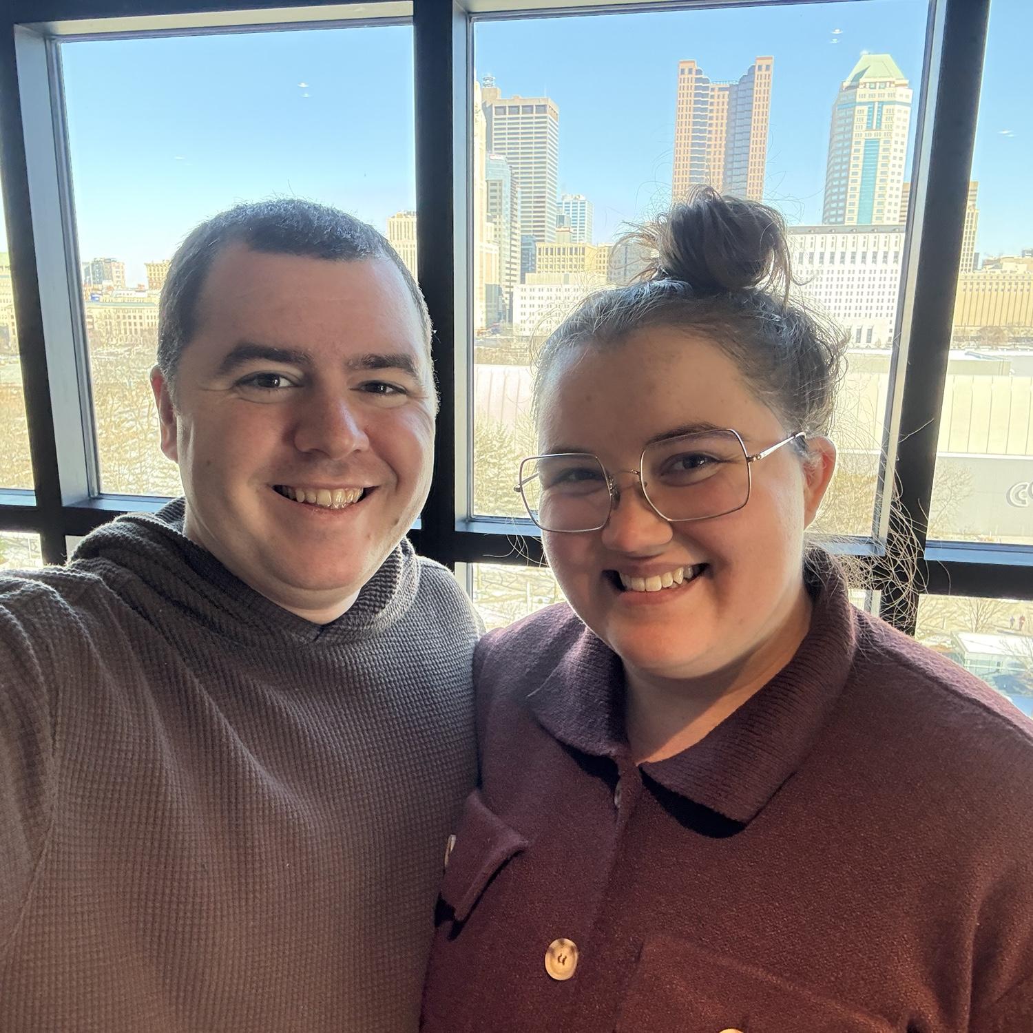 1/20/2025: Brendan falls in love with Hannah's office (we can't blame him with that view!)