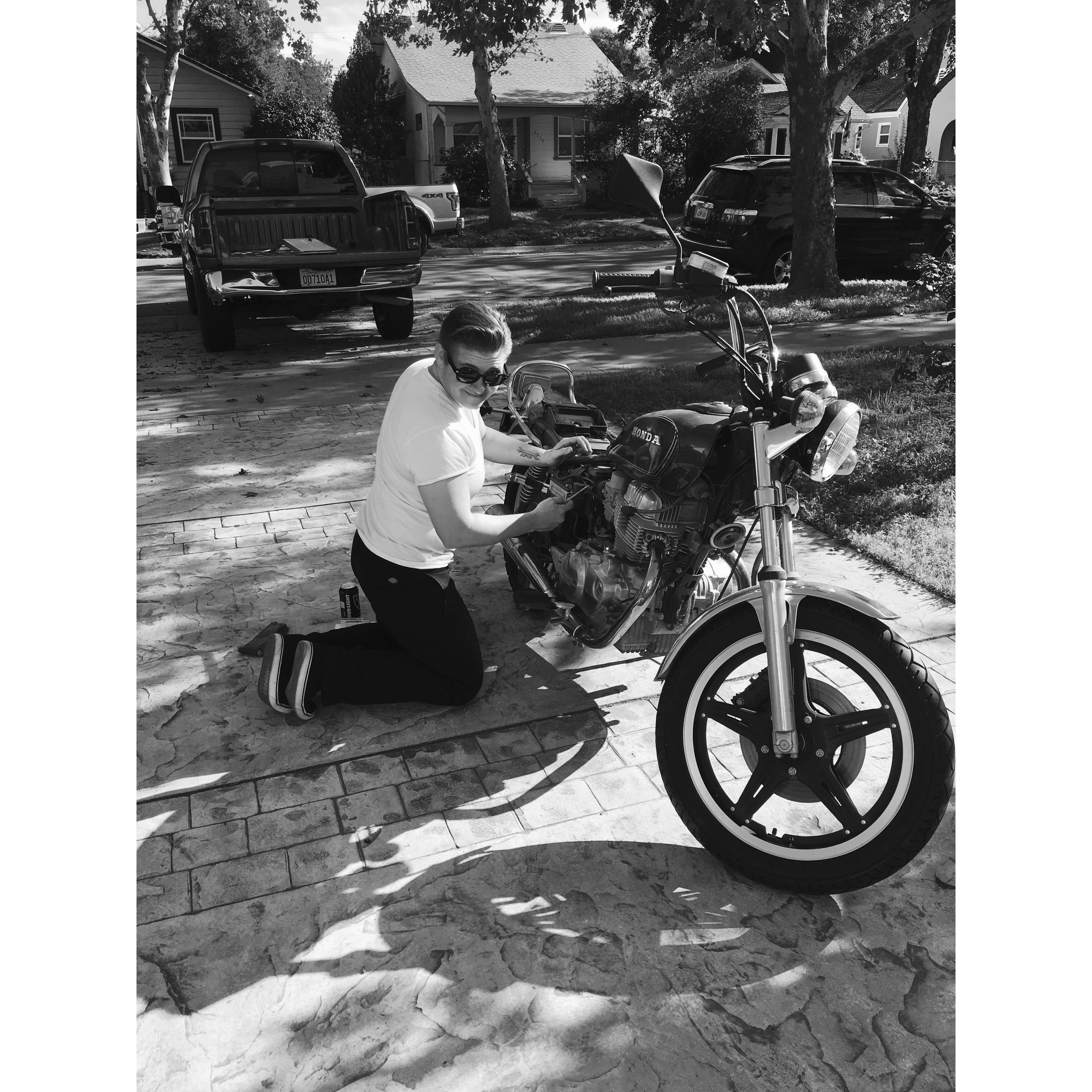 Sunday mornings in the driveway - 2016