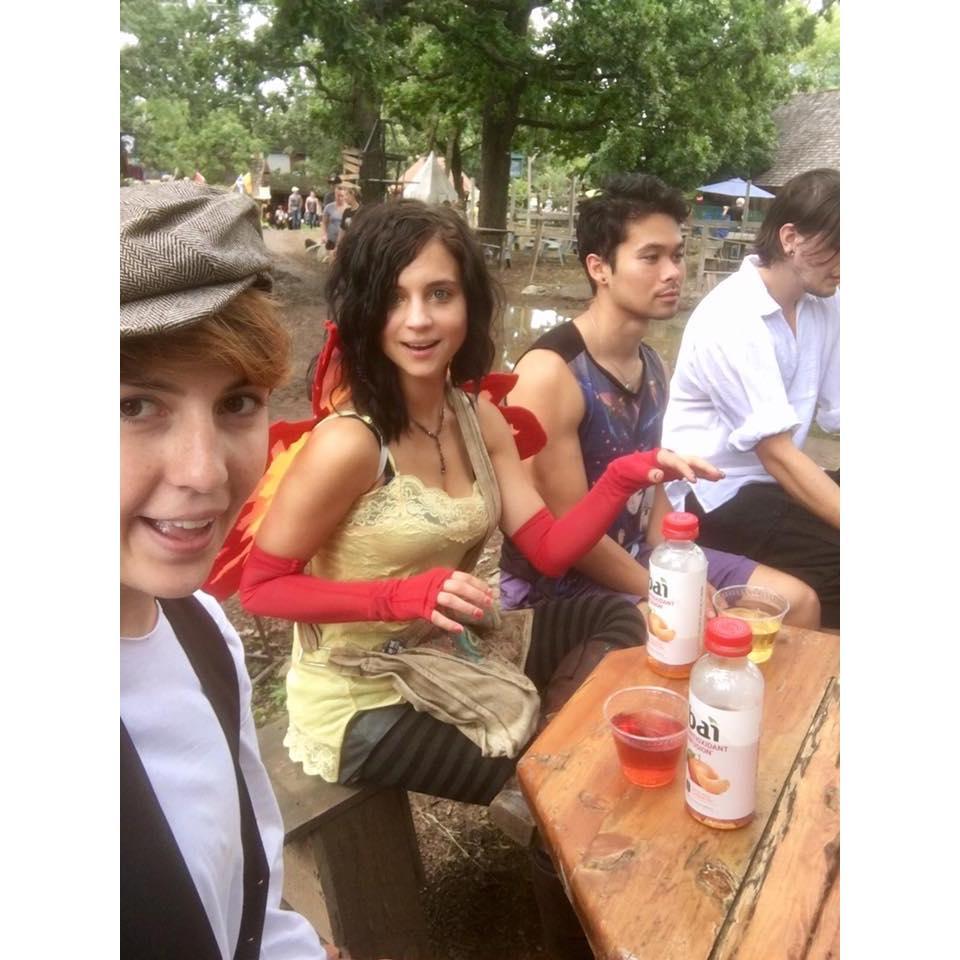 Ren Fest with friends.