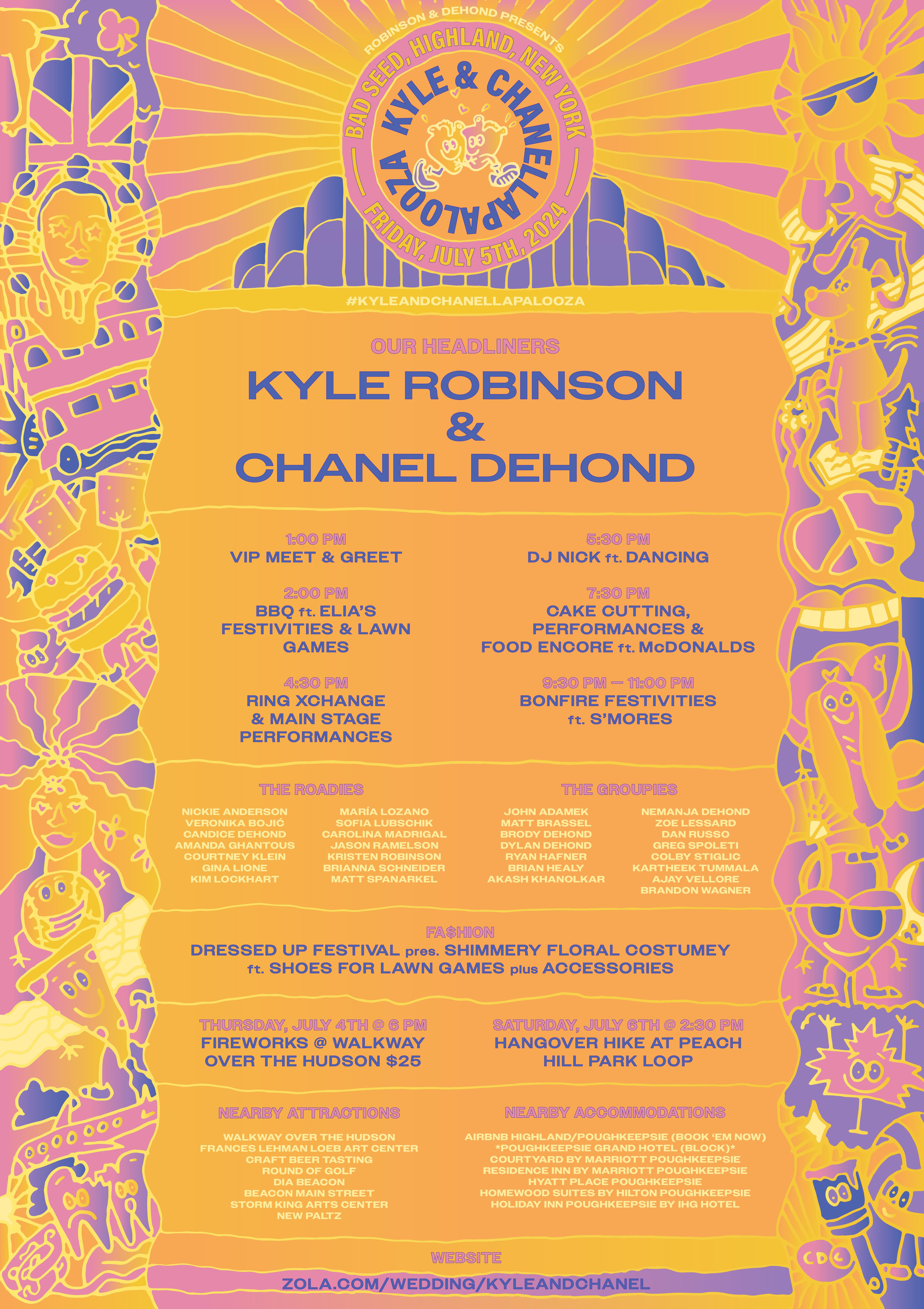 The Wedding Website of Chanel Dehond and Kyle Robinson