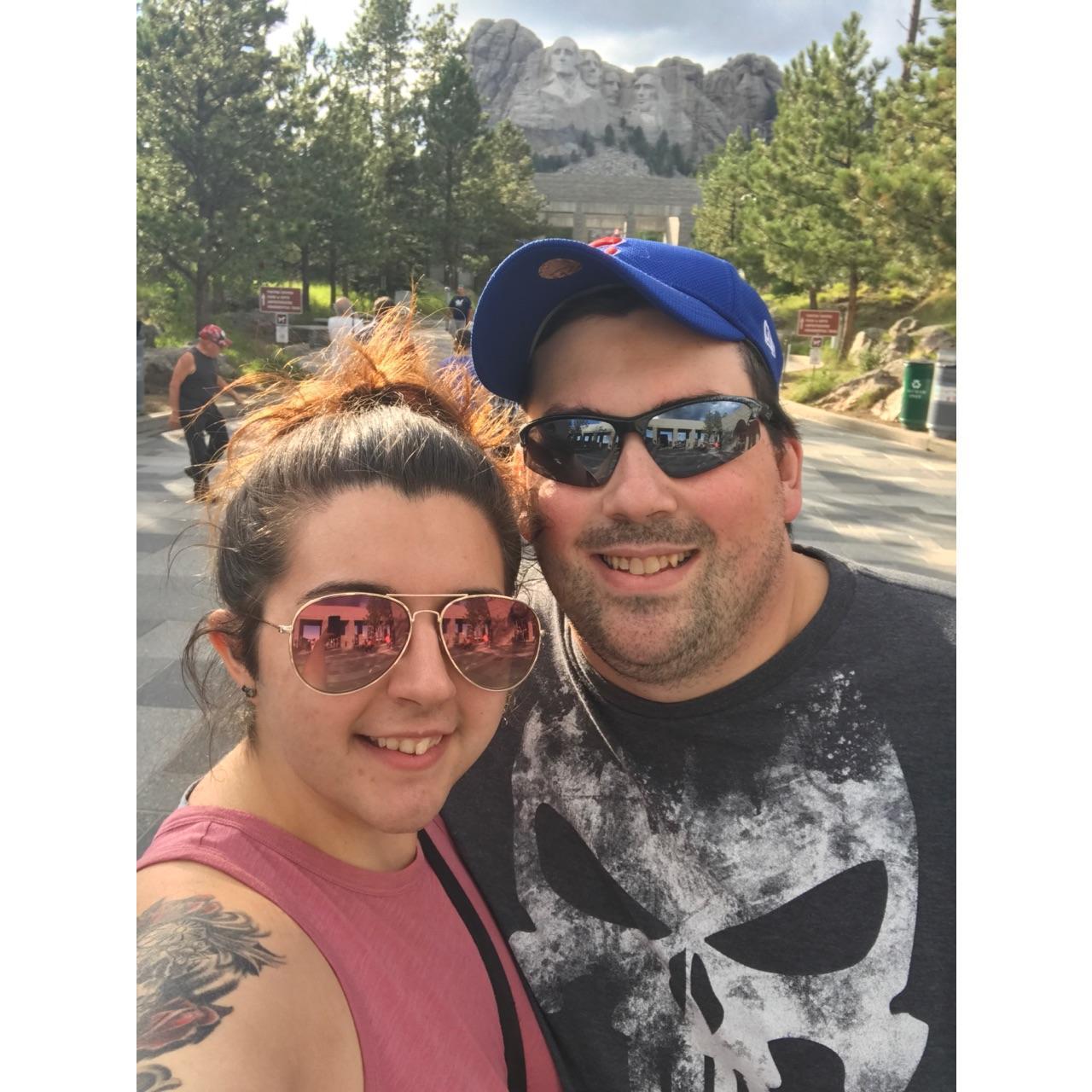 We moved my brother to Wyoming and on the way we stopped at Mount Rushmore. 2017