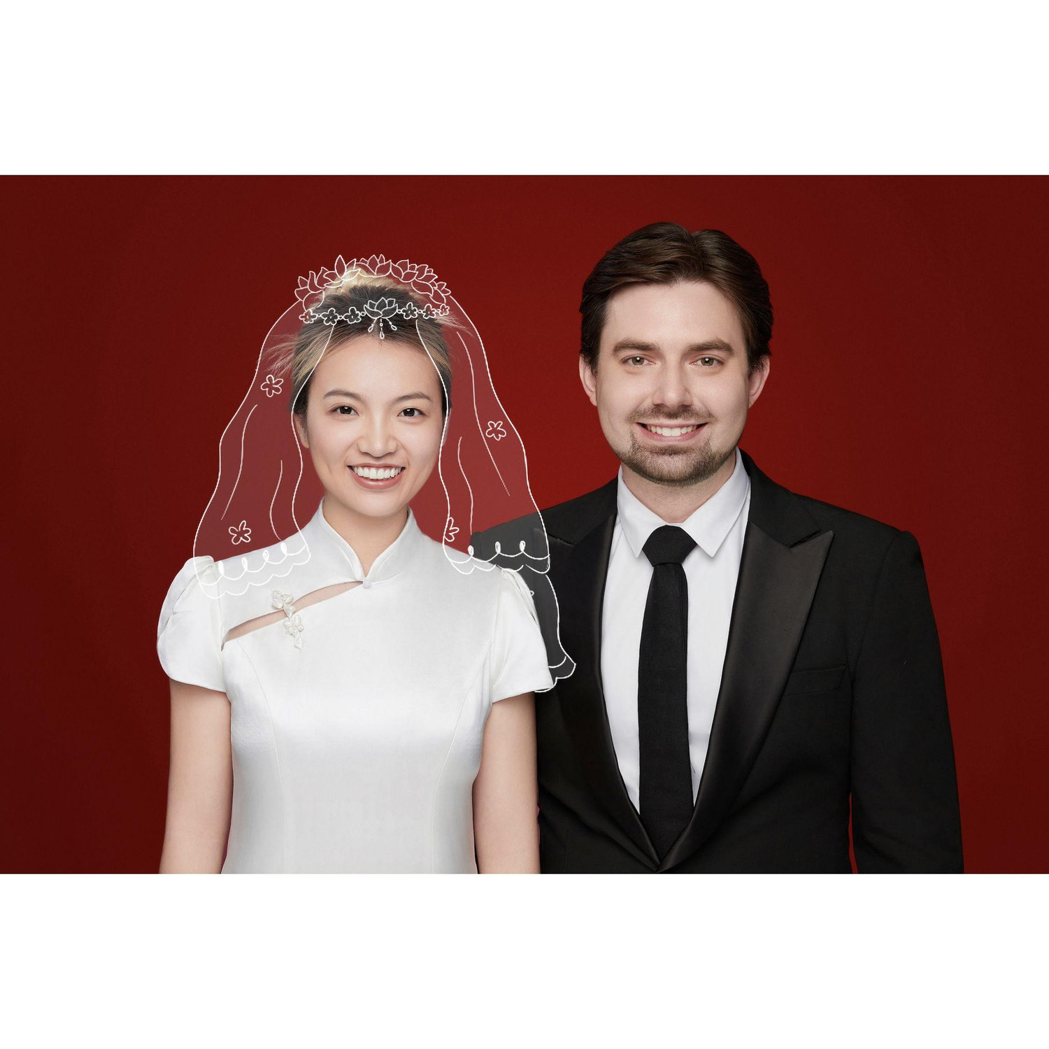Our wedding photos in China.