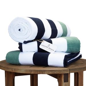 Plush Cabana Beach Towel by Laguna Beach Textile Co.