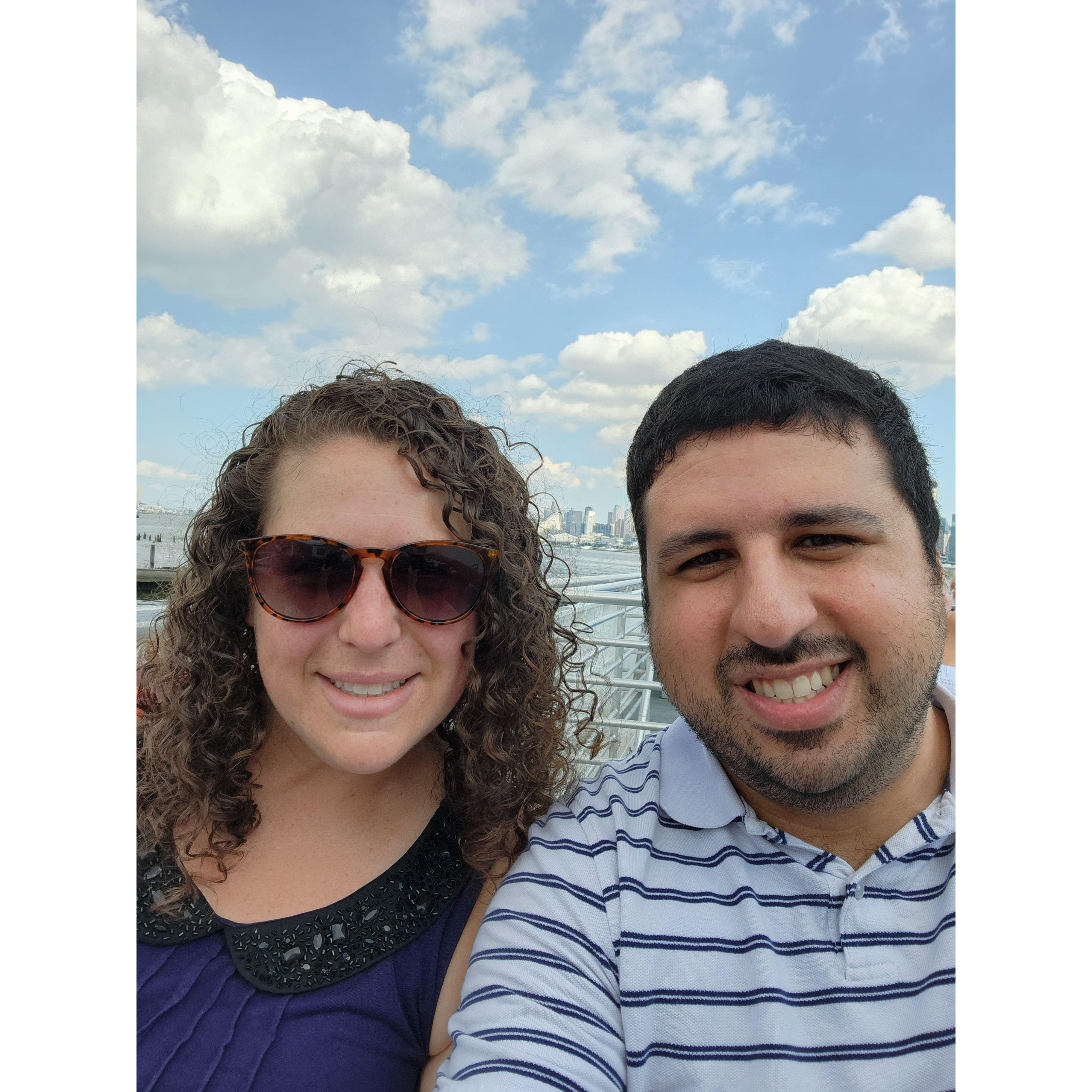 Our first ferry ride together!