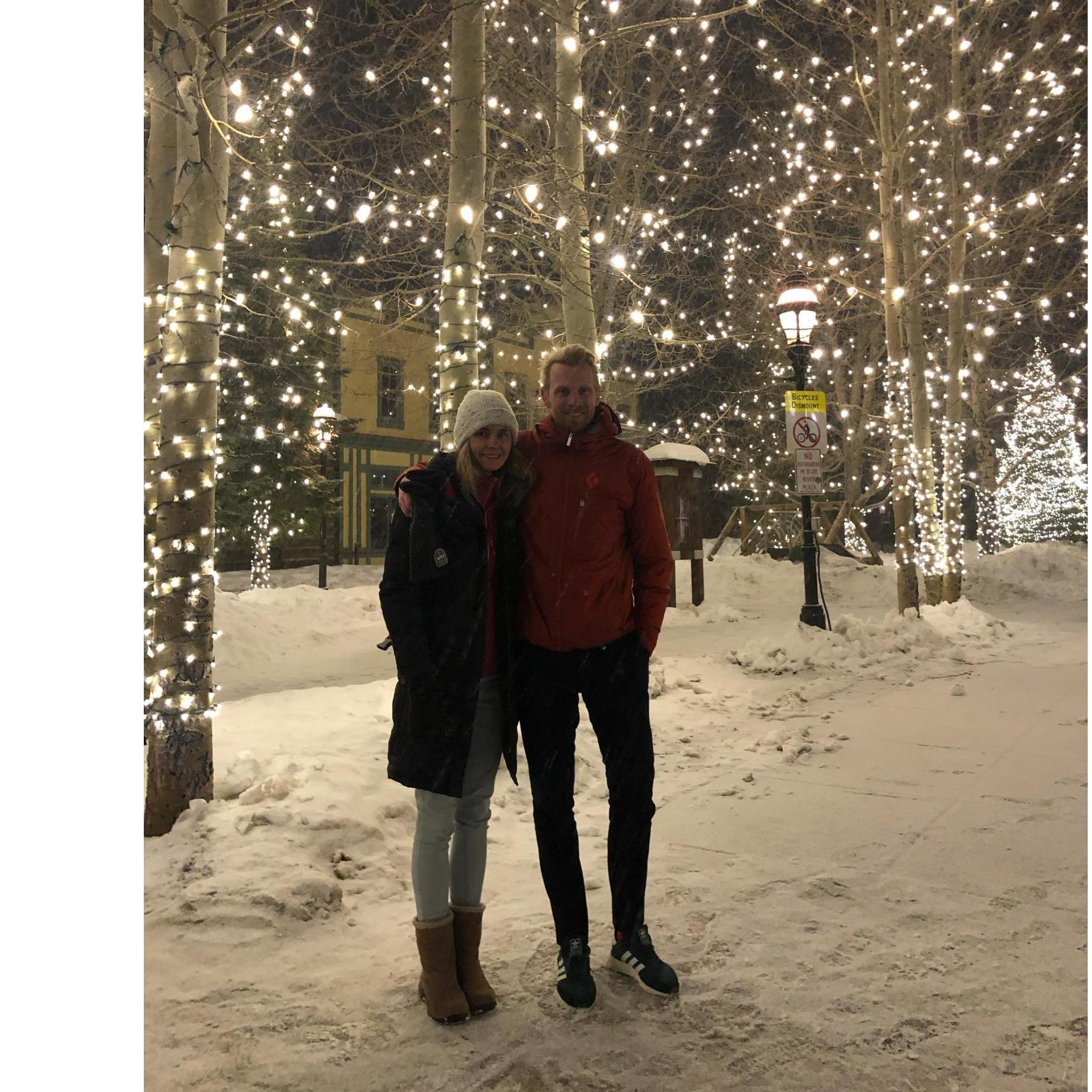 Night out in Breckenridge, CO after the Winter Institute of Medical Physics