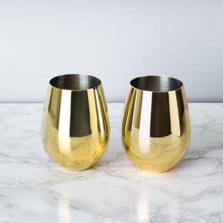 Belmont Stemless Wine Glass, Set of 2