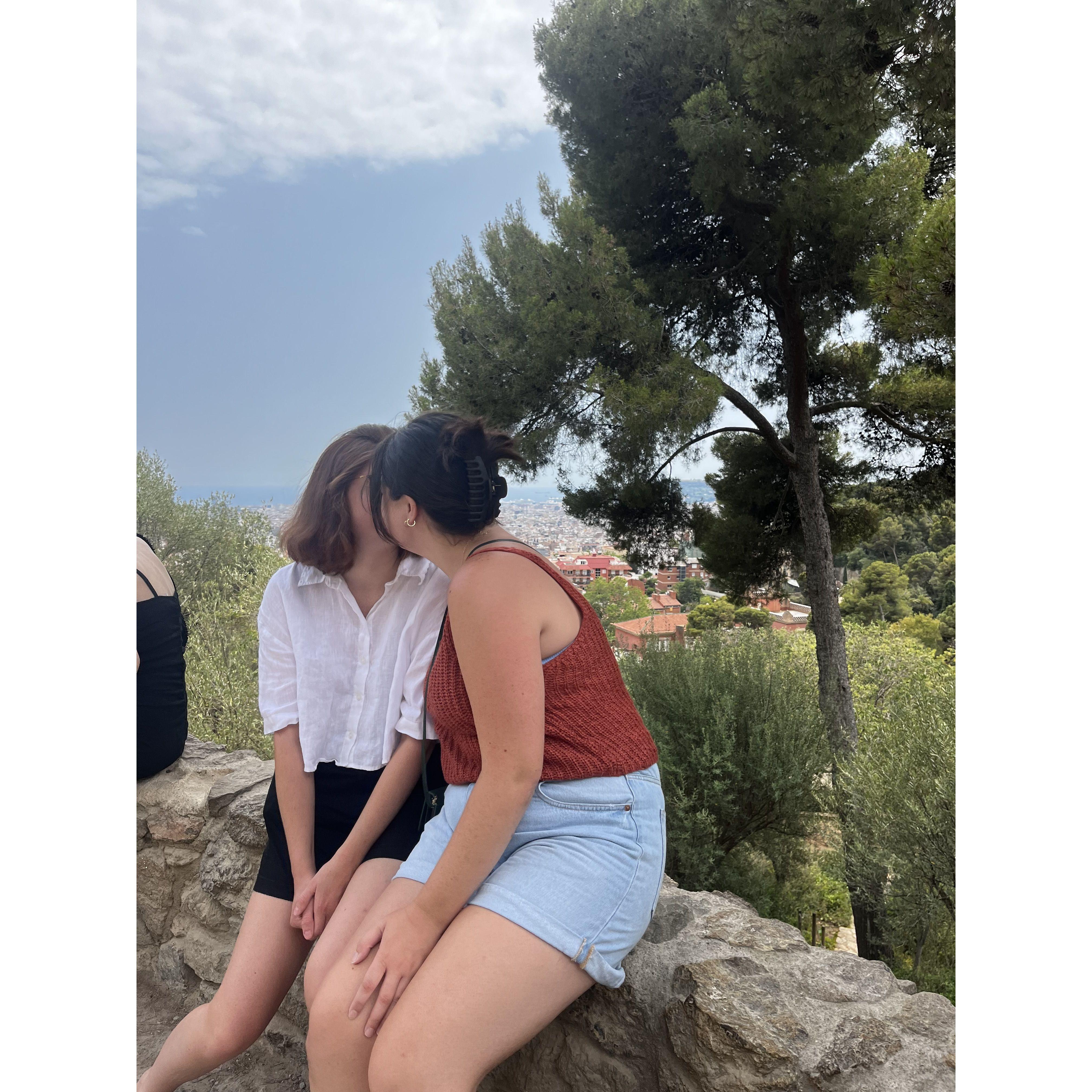 Kissing in Spain!
